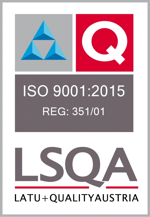 Certificado ISO 9001:2015 LSQA